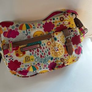 Lily Bloom Bag Crossbody Shoulder Handbag Satchel Tote Purse Rainbow Sunshine